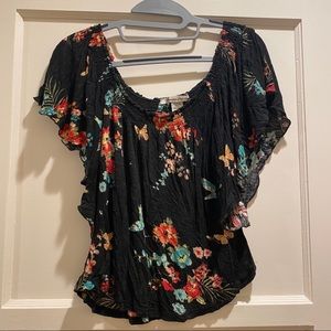 American Rag Boho Floral blouse
